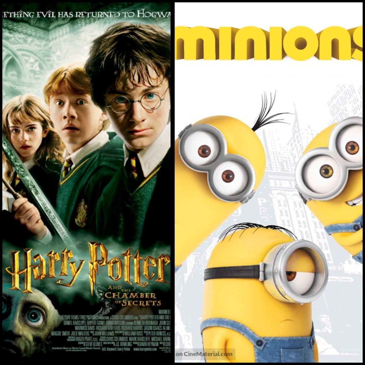$2 KID FLICKS - Minions & Harry Potter and the Chamber of Secrets! 