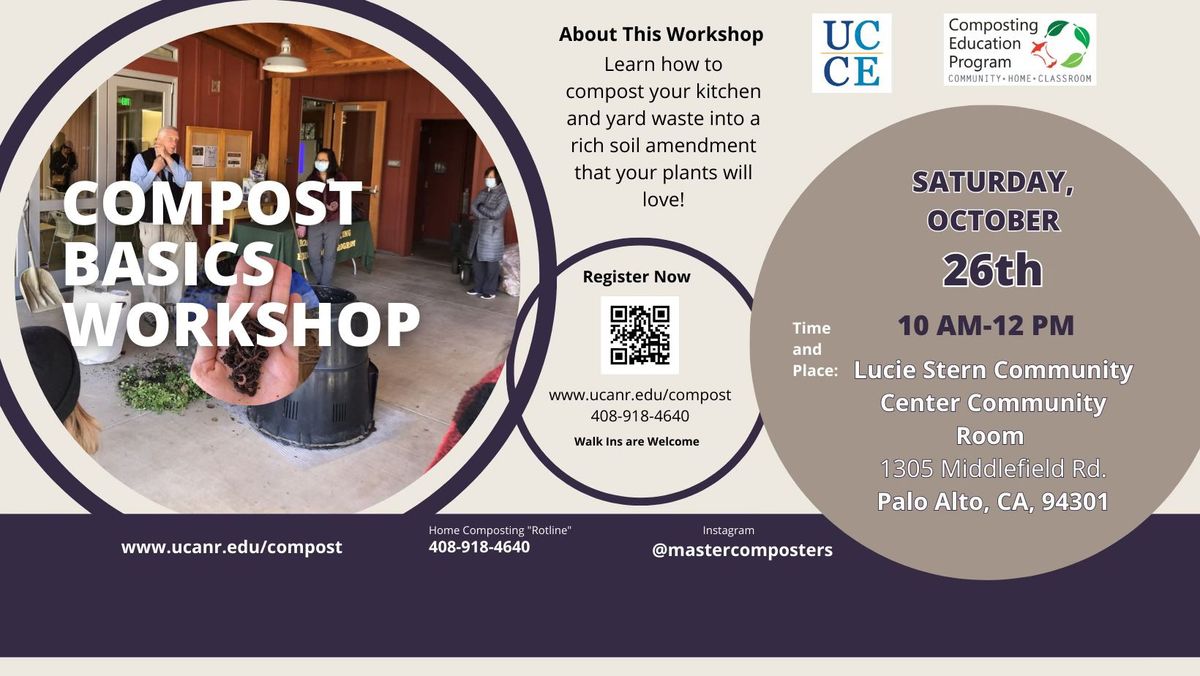 Compost Basics Workshop in Palo Alto