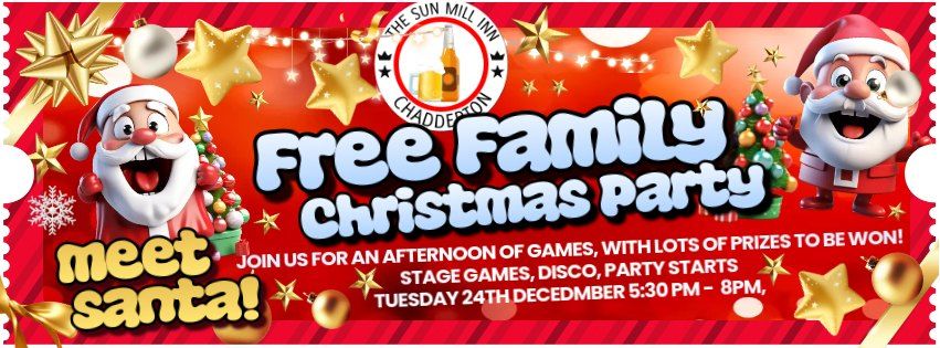 FREE Family Christmas Party \ud83e\uddd1\u200d\ud83c\udf84\ud83c\udf89