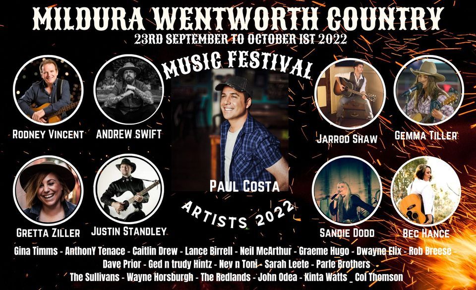 Mildura Wentworth Country Music Festival., Mildura City Heart, 23