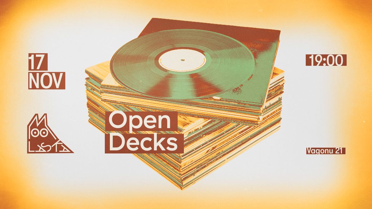 Open Decks - 17\/11 - 19:00