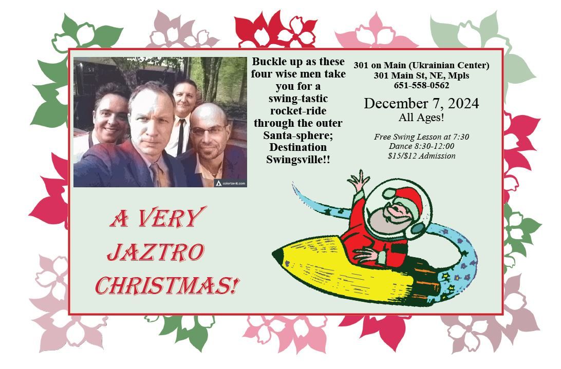 First Saturday Swing Dance - "A Very Jaztro Christmas!"