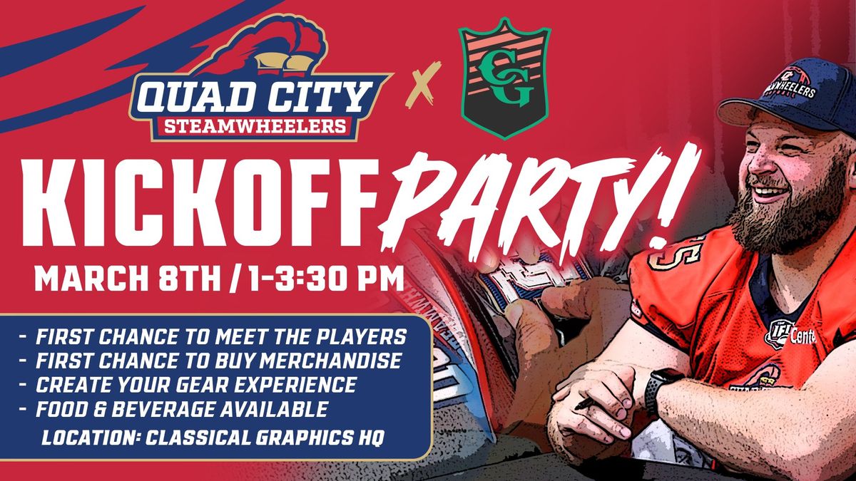 Steamwheelers Kickoff Party | Classical Graphics LLC