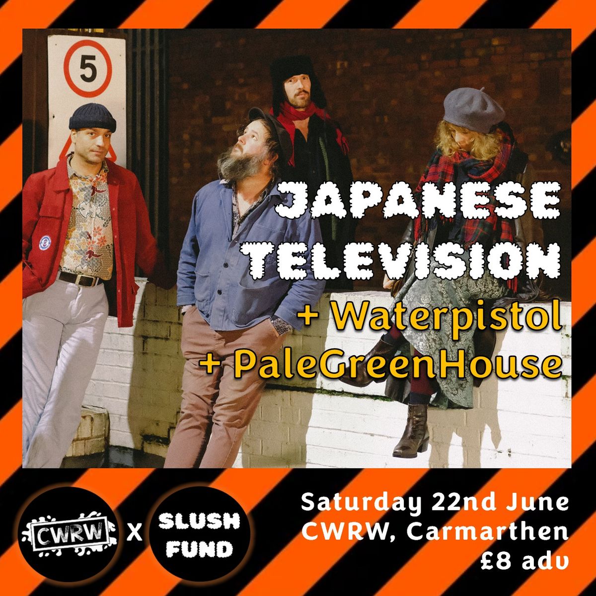 Japanese Television + Waterpistol + PaleGreenHouse