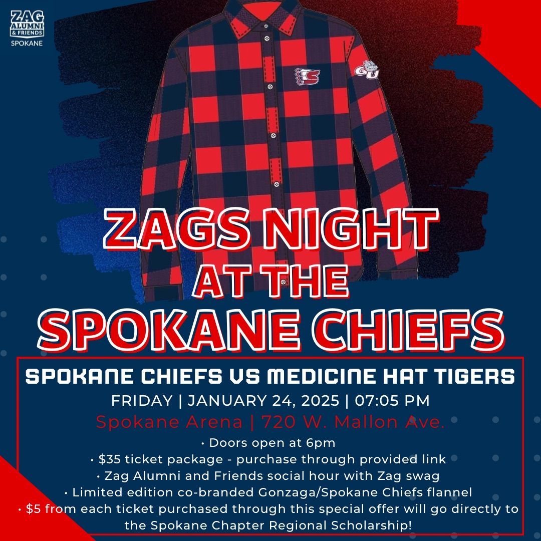 Zags Night at the Spokane Chiefs