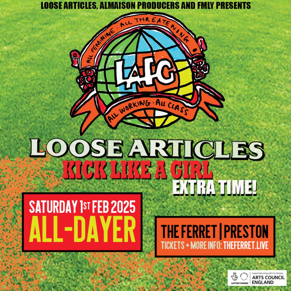 Loose Articles - Kick Like A Girl EXTRA TIME - The Ferret All-Dayer + Soundcheck Shadowing & Q+A