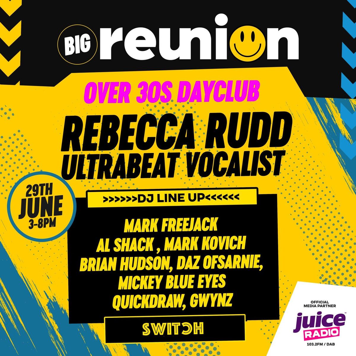 Reunion | Over 30s Dayclub | Preston Day Party | Saturday 29th June