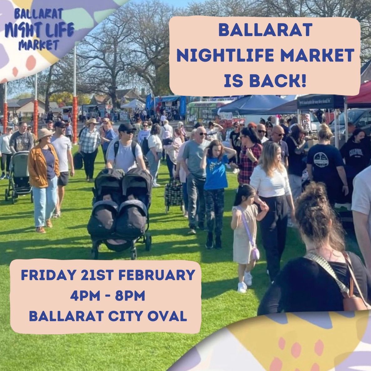 Ballarat Nightlife Market - Feb 21st 