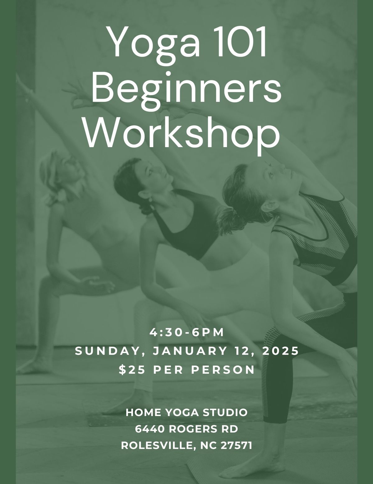 Yoga 101 Beginners Workshop 