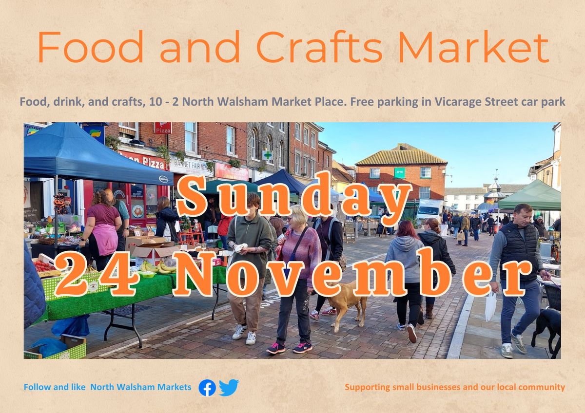 Food and Crafts Market 24th November