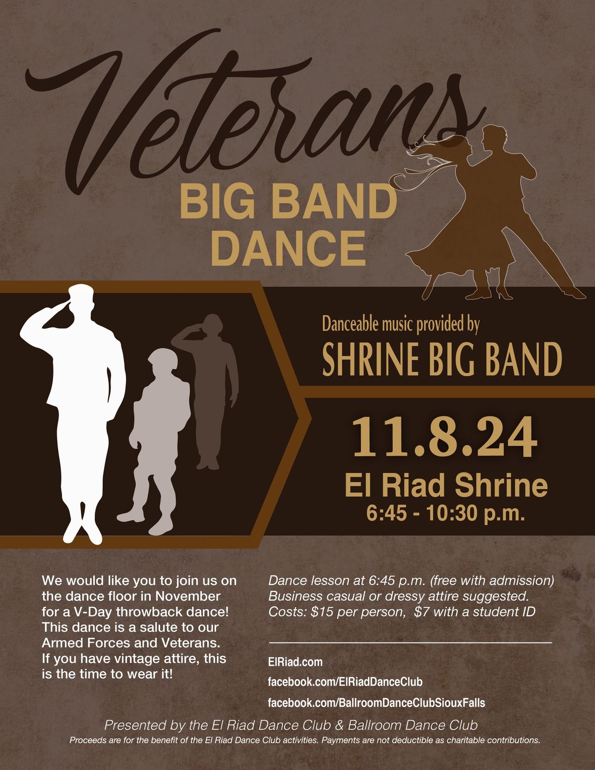 Veterans Big Band Dance