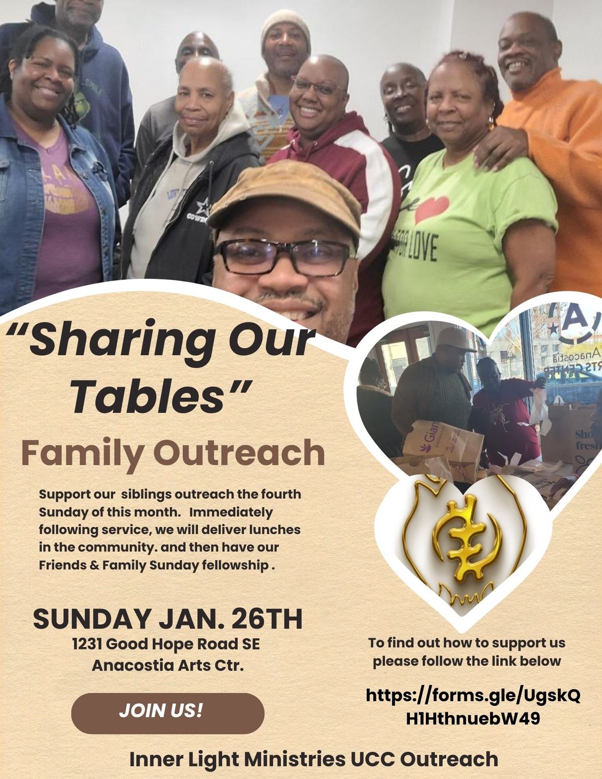 "Sharing our Tables"- Family Outreach