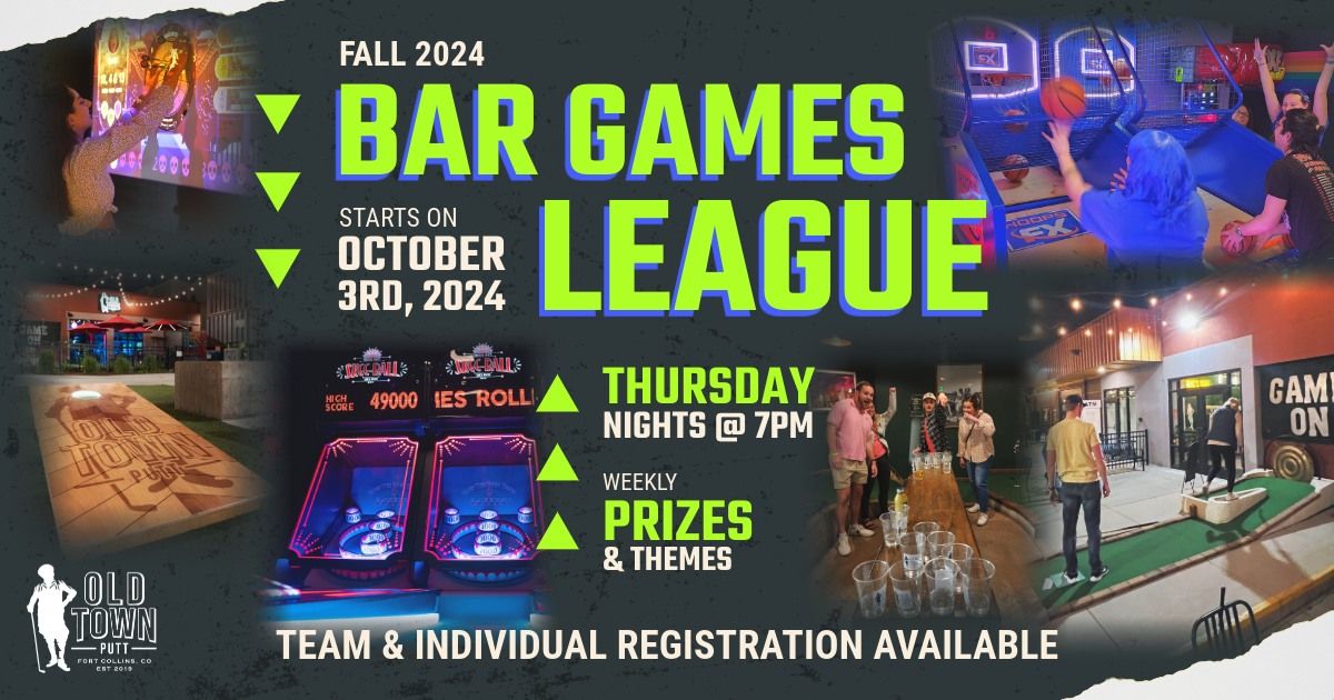 Fall 2024 Bar Games League - Thursdays