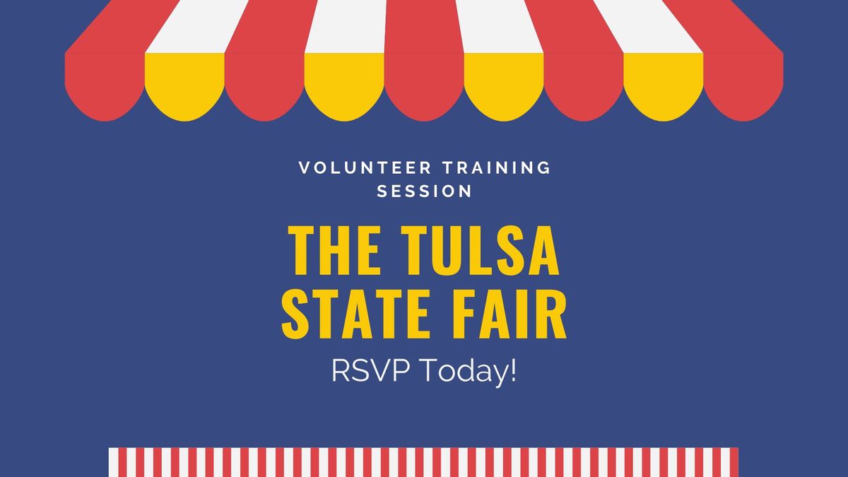 Tulsa State Fair Volunteer Training Session