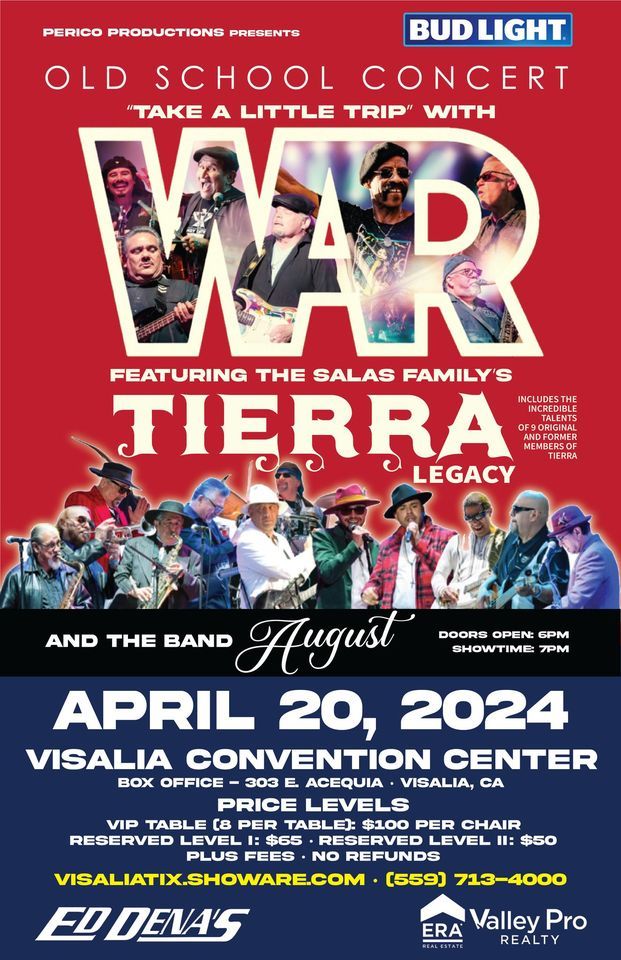 WAR | Tierra Legacy | The Band August