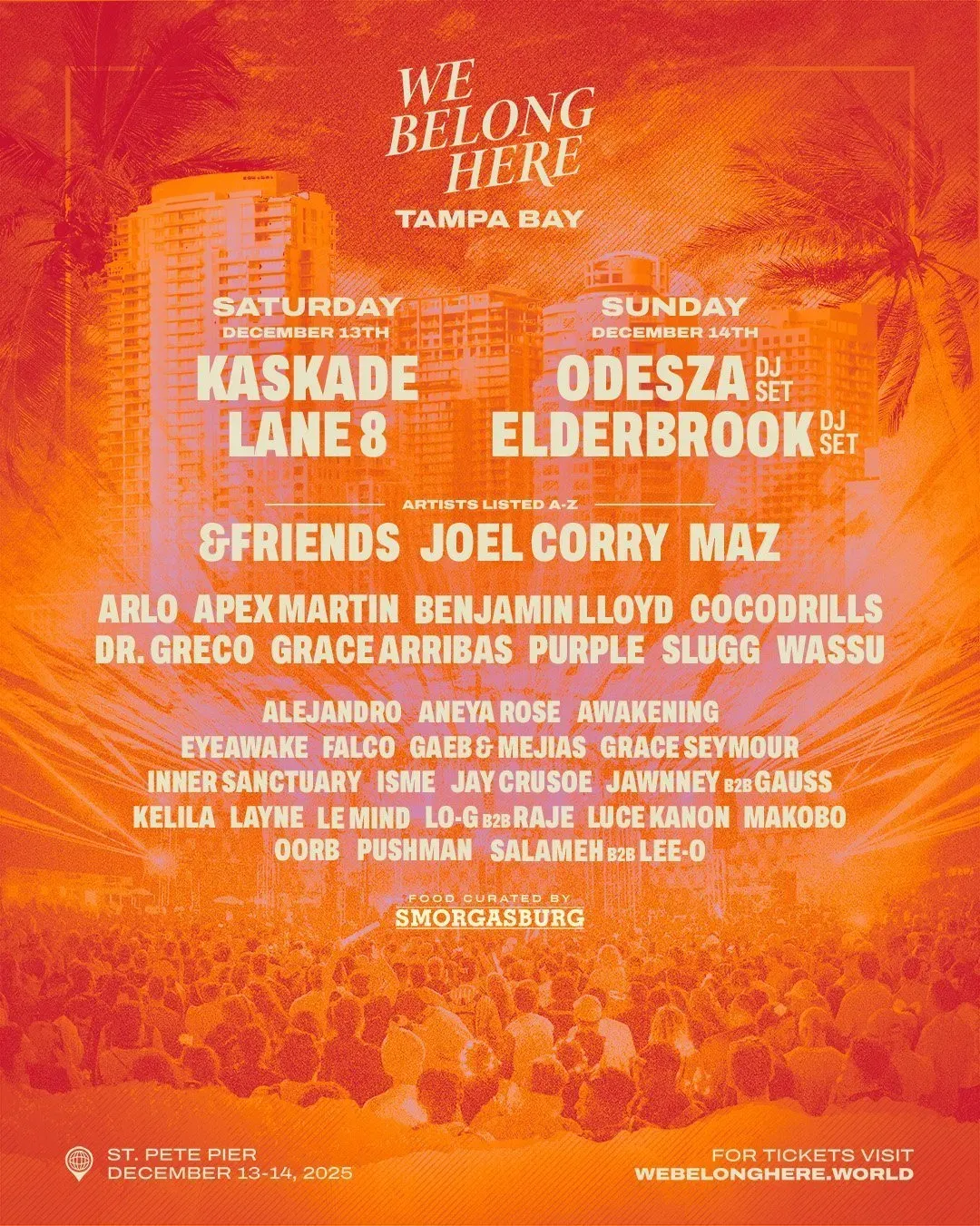 2025 We Belong Here Tampa Bay - 2 Day Pass at Spa Beach Park at St Pete Pier