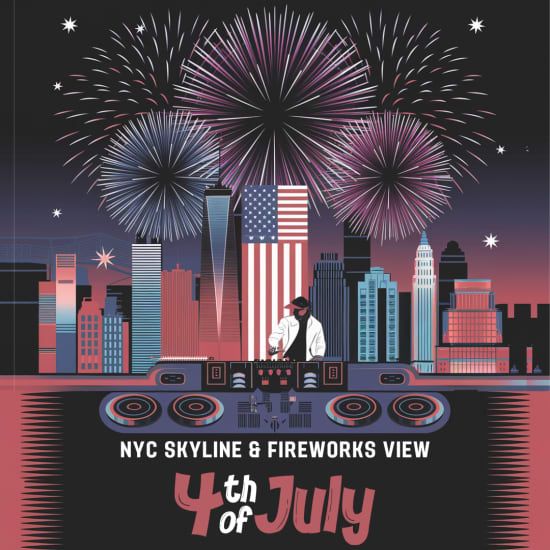 4th Of July Party at Unlisted Rooftop with NYC View & Fireworks