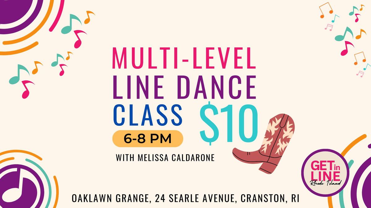 Multi-Level Line Dance Lessons