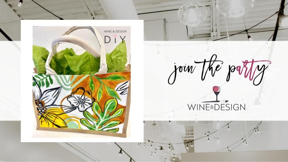 NEW! Bloom Boho Chic Tote Bag | Wine & Design