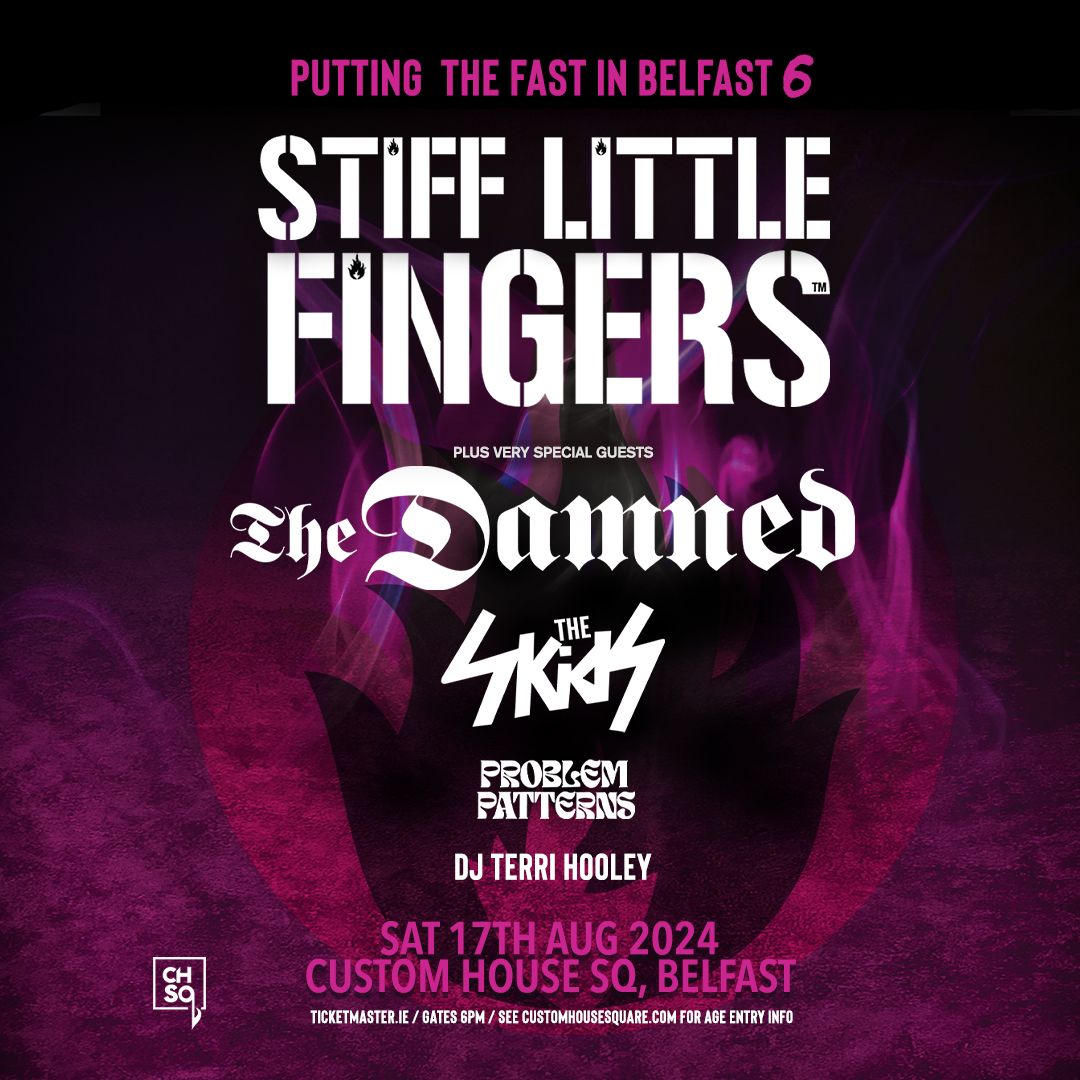 CHSq 2024: Stiff Little Fingers, The Damned, The Skids + more