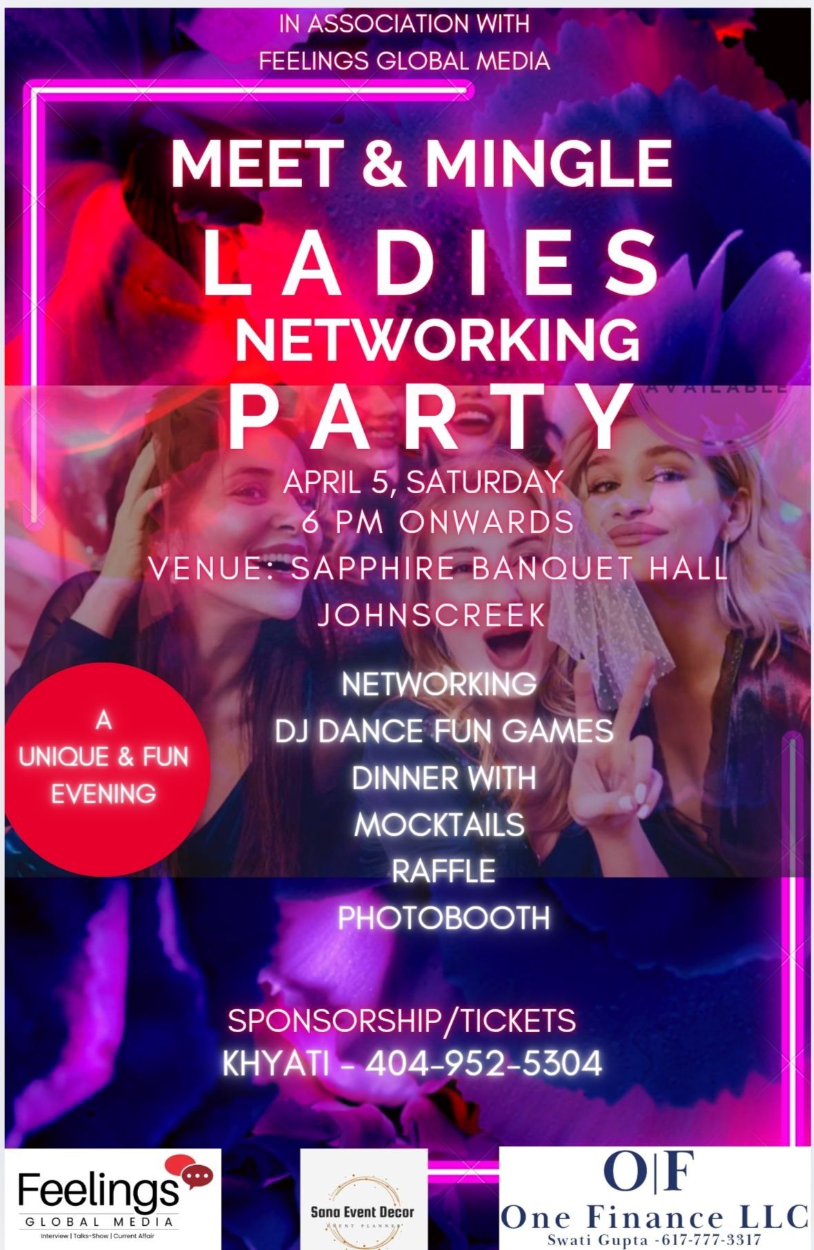 Ladies Networking Event -Mix & Mingle 