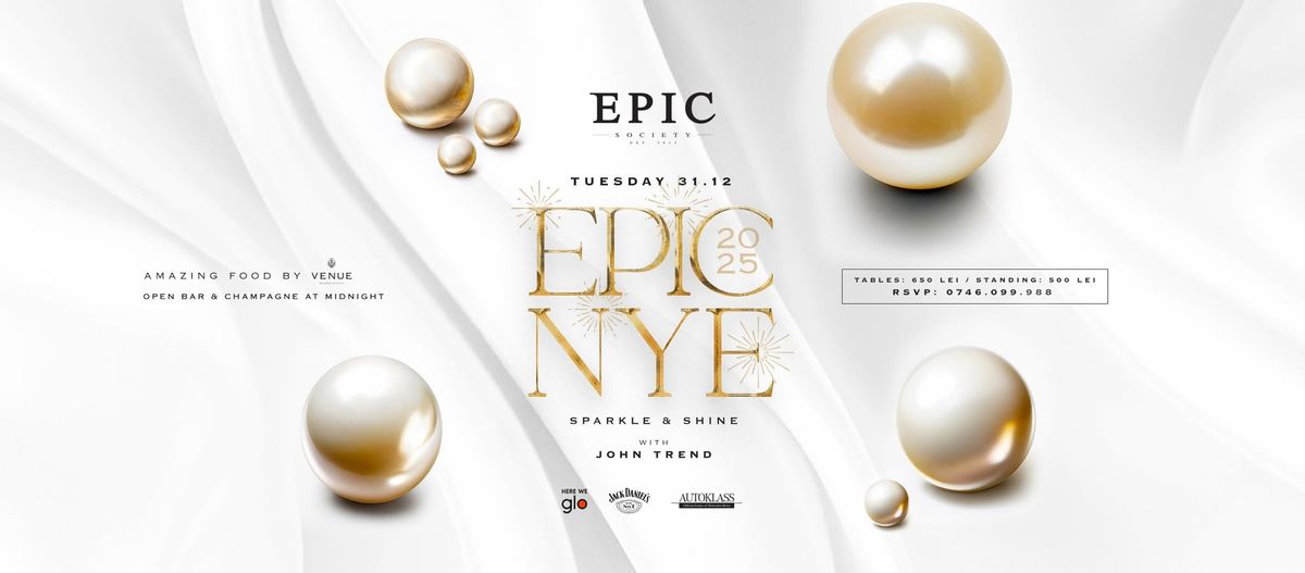 EPIC NYE 2025 @Epic Society w\/ John Trend & Angello