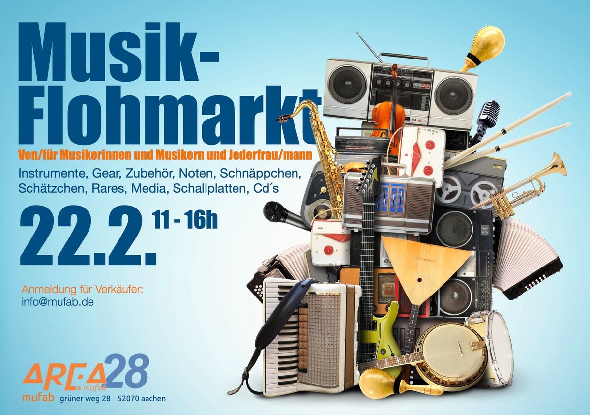 Musikflohmarkt in der Area 28