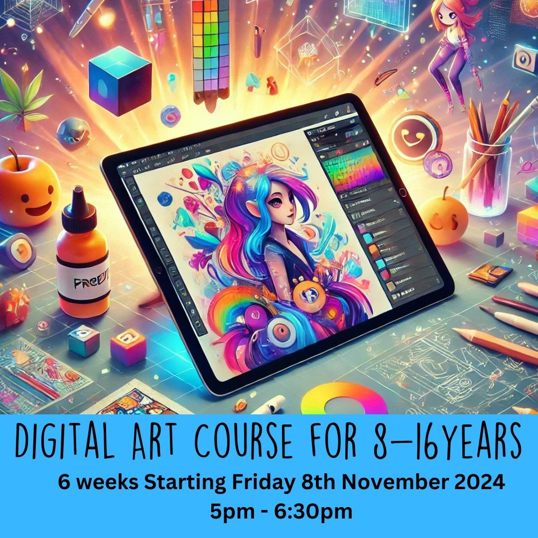 Digital Art Course 8-16yrs