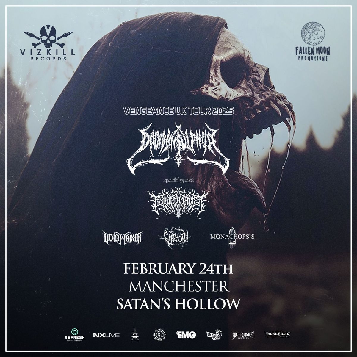 Drown In Sulphur | Existentialist | Voidwalker | Saarkoth | Monachopsis | Manchester