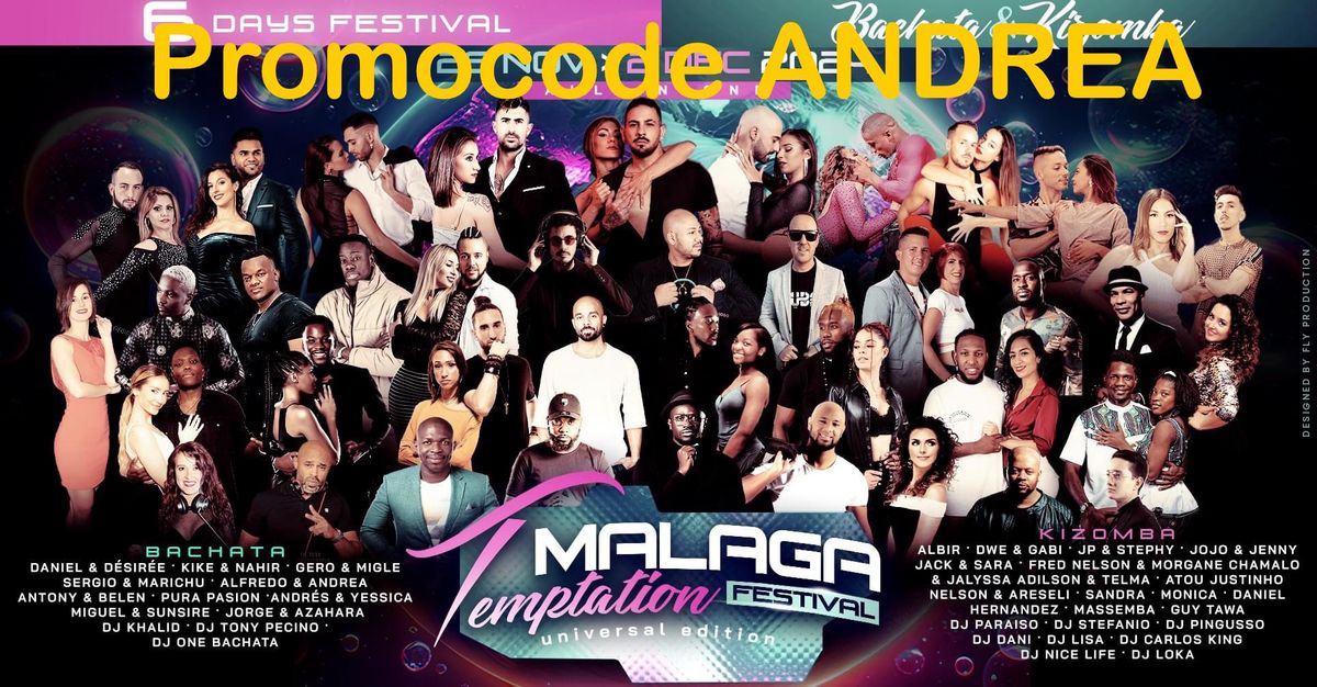 Malaga Temptation Festival - promocode ANDREA