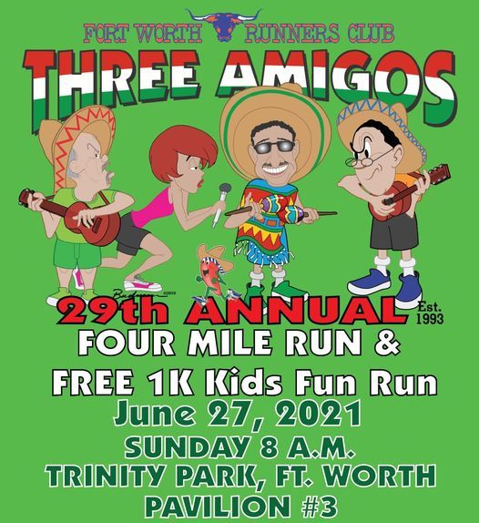 2021 Three Amigos 4-Mile Run