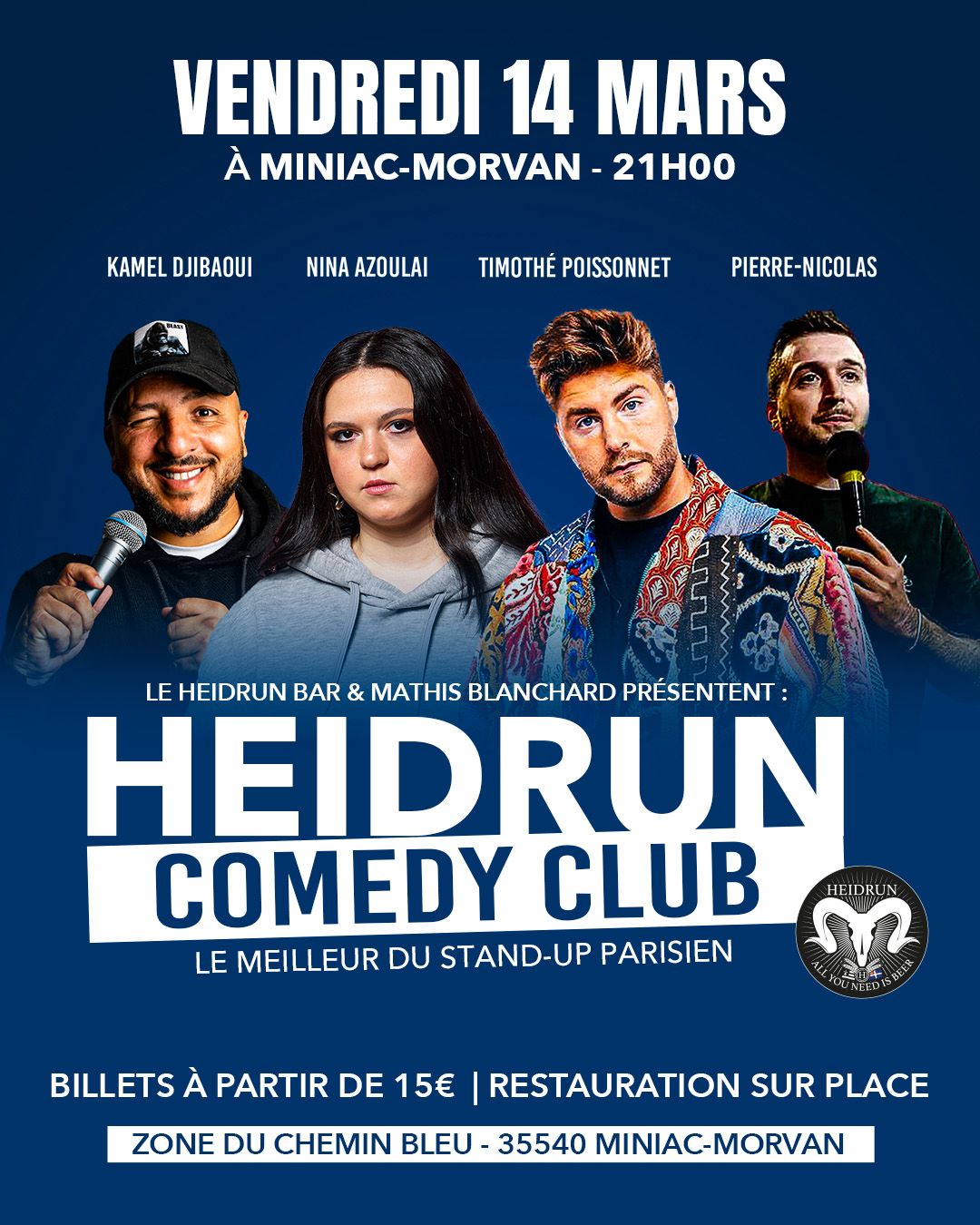 Heidrun Comedy Club - Le Show du Printemps #3 - COMPLET \u274c