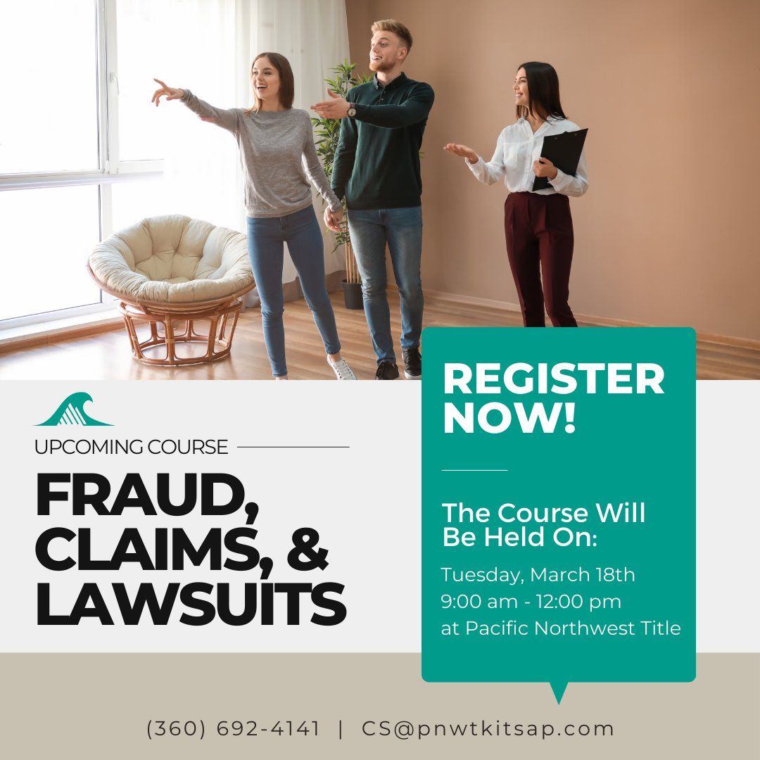 Fraud, Claims, & Lawsuits Clock-Hour Class