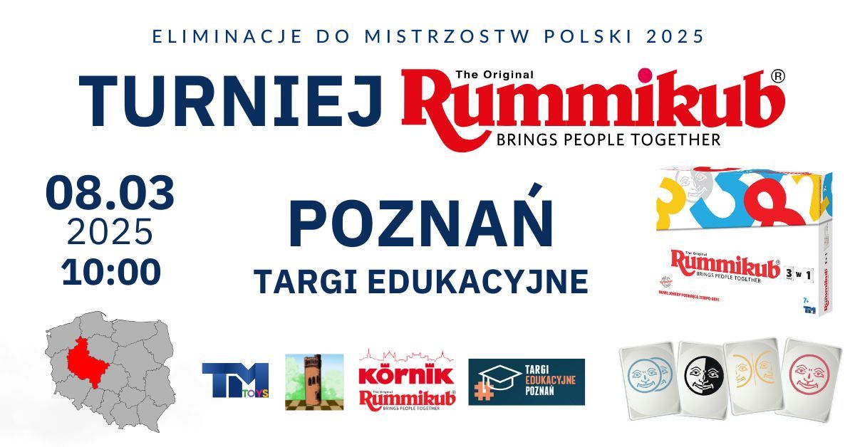 Turniej Rummikub 3w1 podczas Targ\u00f3w Edukacyjnych w Poznaniu