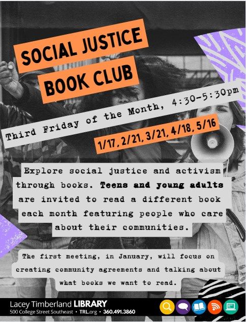 Social Justice Book Club for Teens and Young Adults