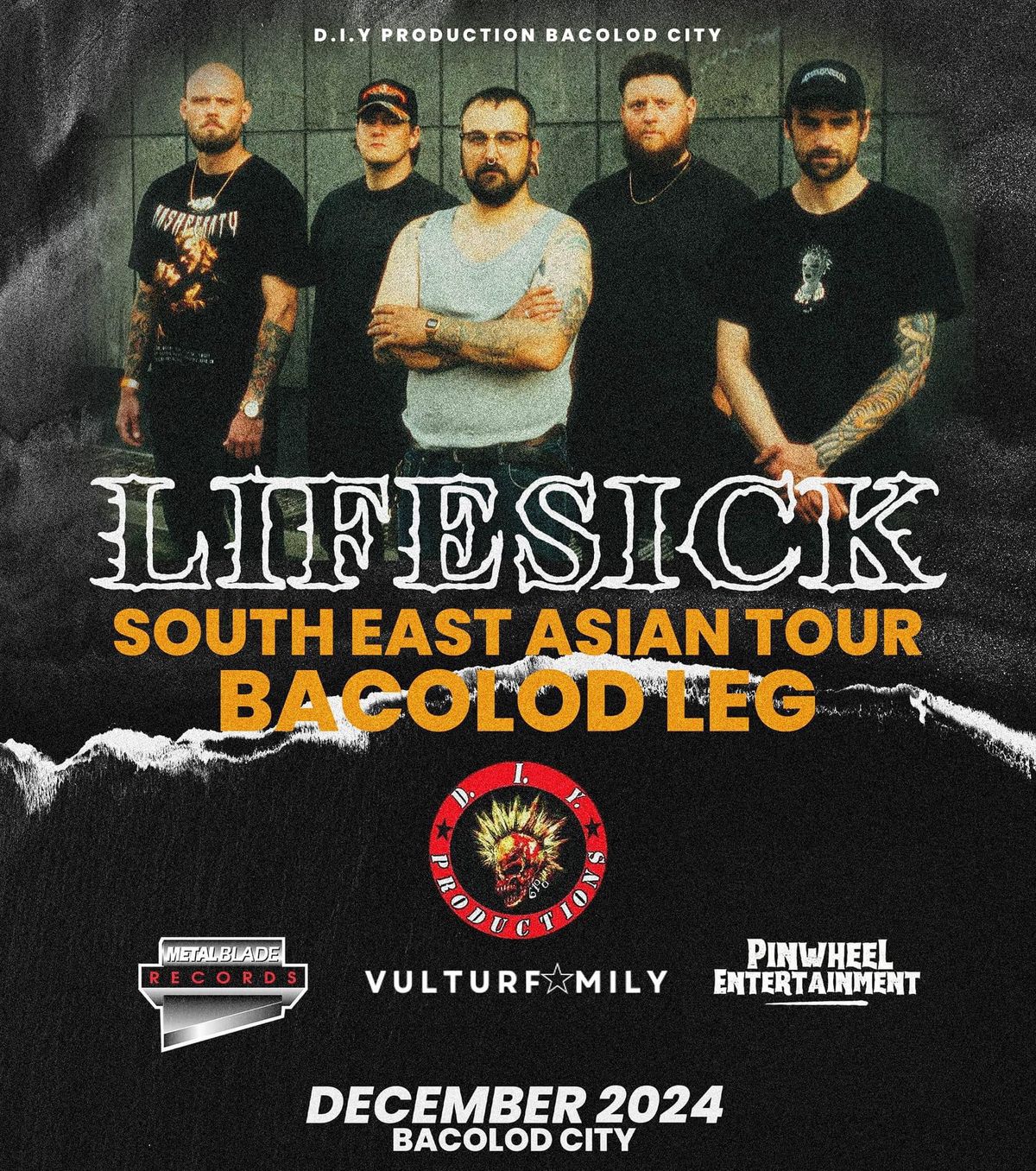 LIFESICK SOUTHEAST ASIAN TOUR - Bacolod Leg on Dec. 18, 2024 6PM-12AM