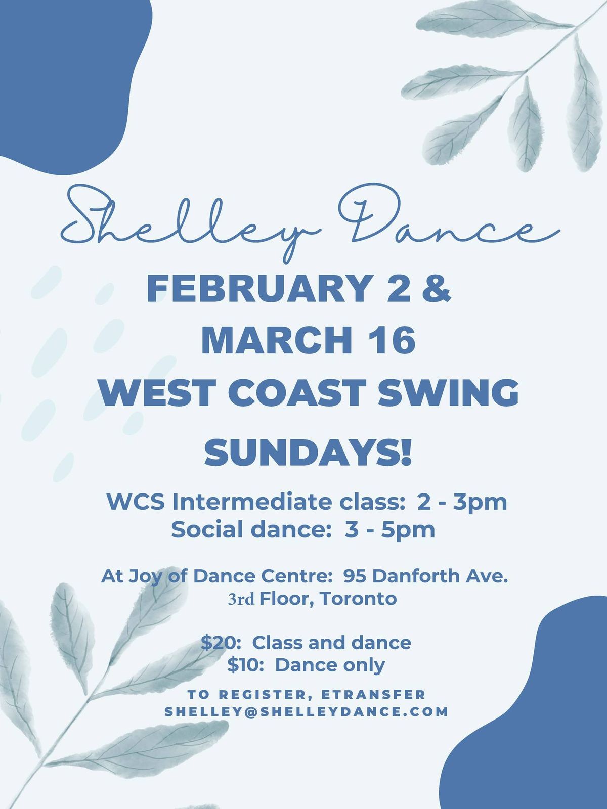 ShelleyDance West Coast Swing Sunday