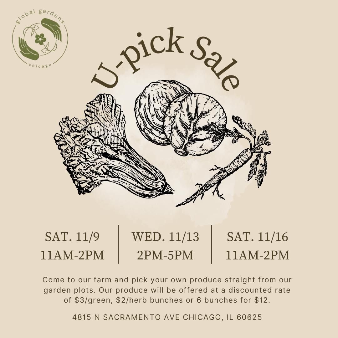 U-Pick Produce Sale