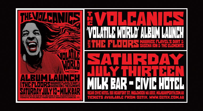The Volcanics 'Volatile World' Album Launch