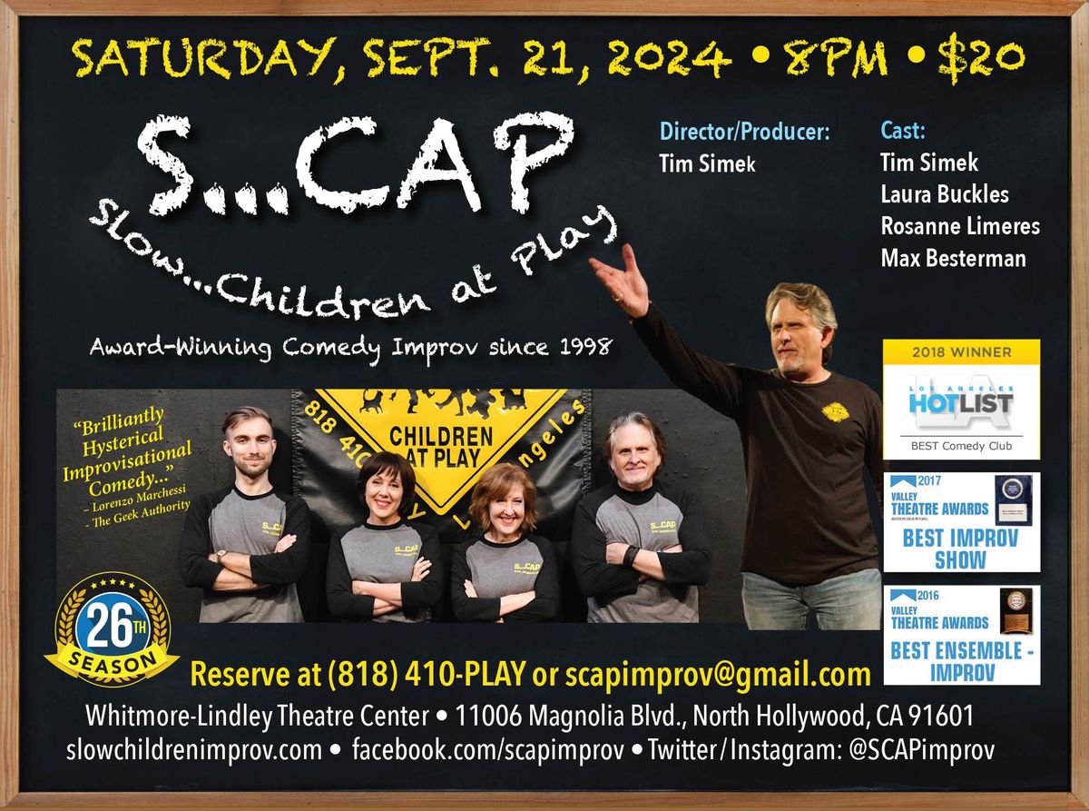 SCAP End Of Summer Comedy Improv Show