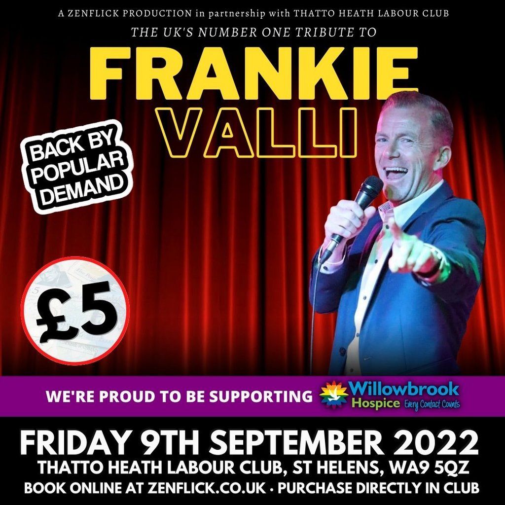 Frankie Valli Tribute Night (18+)