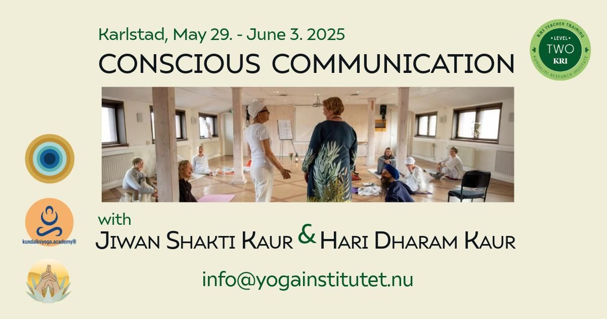 KRI Level 2 Conscious communication 29th of May to 3rd of June