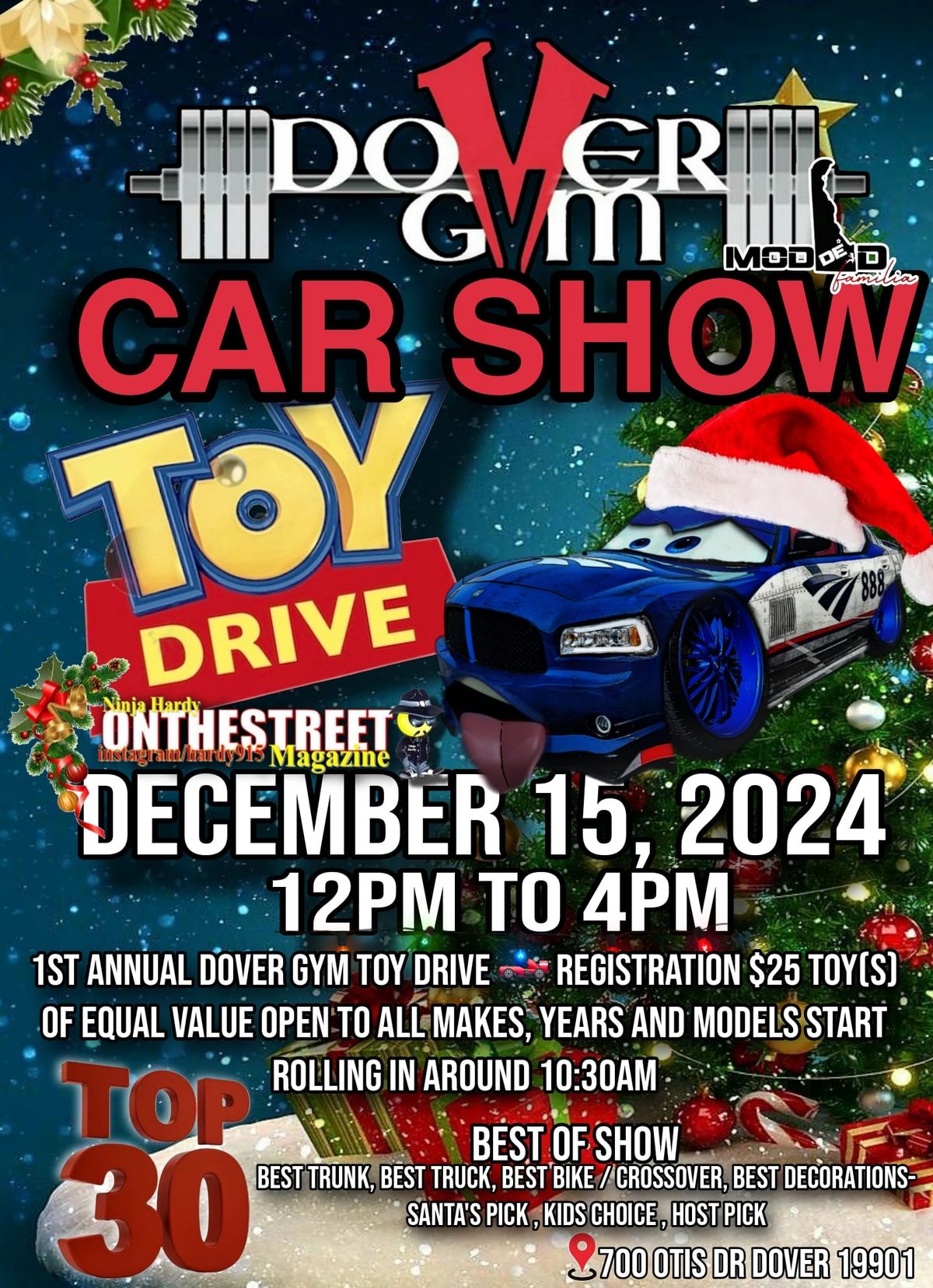 Dover Gym Toy Drive Car Show