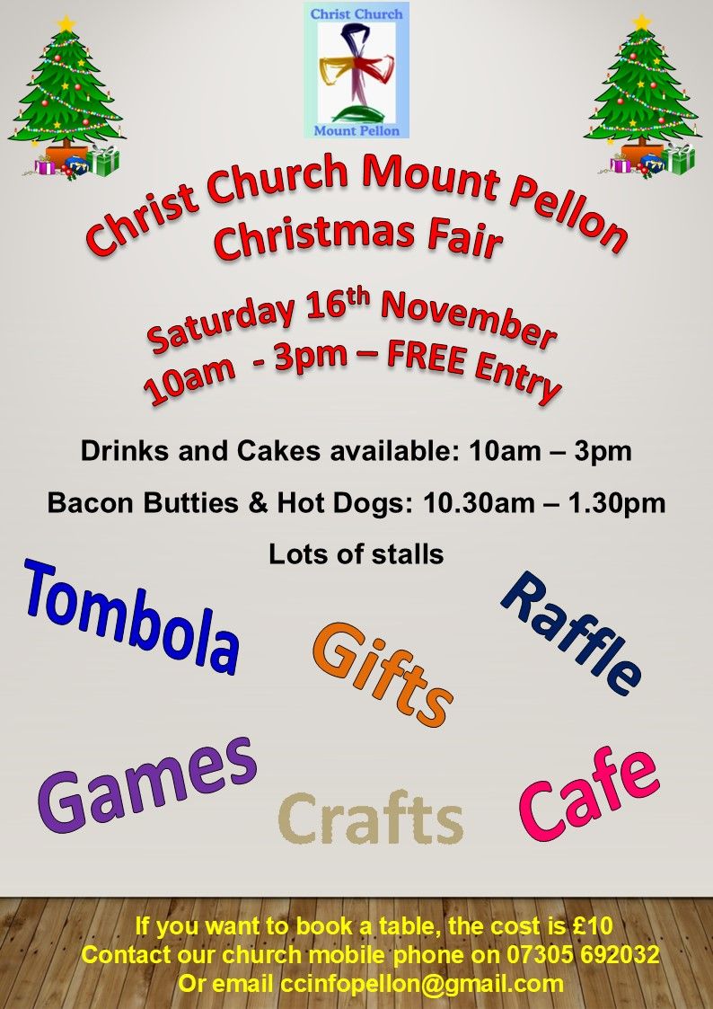 Christ Church 2024 Christmas Fair