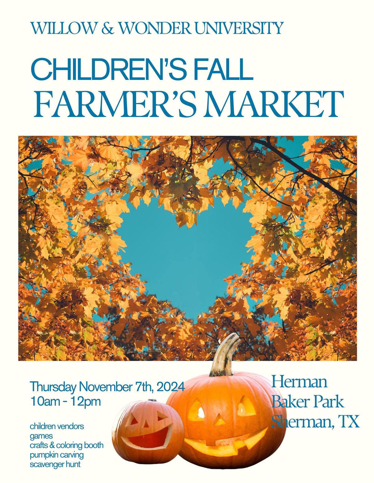 Children\u2019s Fall Farmers Market