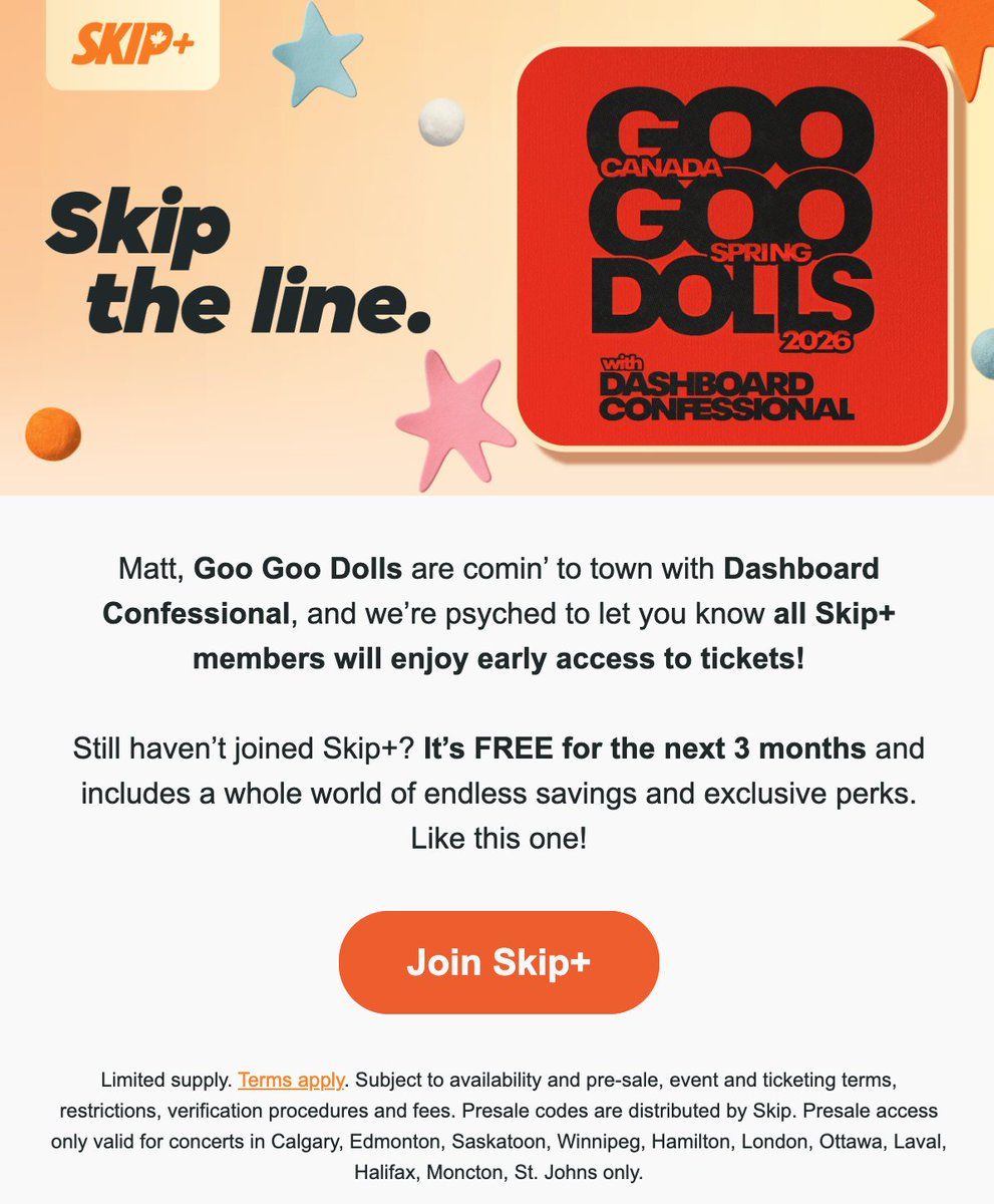 Goo Goo Dolls Edmonton Tickets