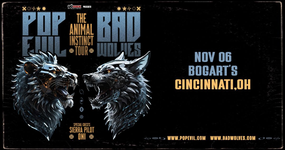 96Rock Presents Pop Evil \/ Bad Wolves - The Animal Instinct Tour