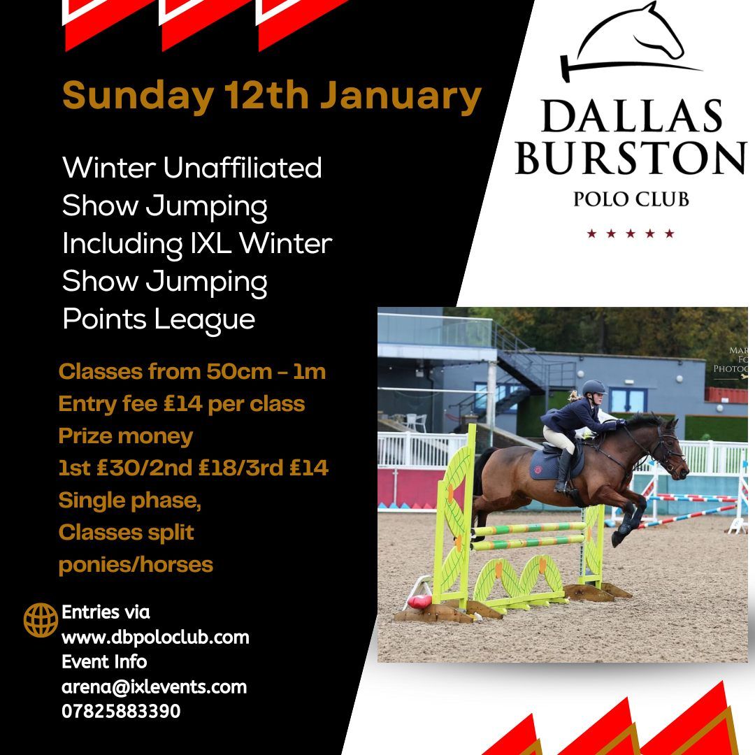 Dallas Burston Winter Show Jumping 50-100cm - IXL Winter Points