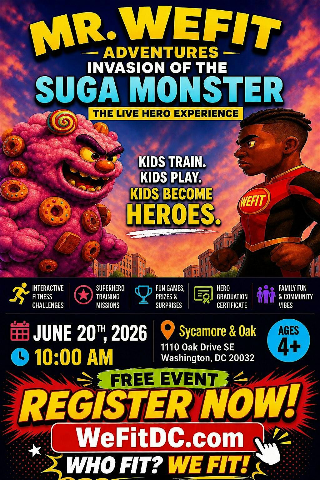 Mr. WeFit Adventures: Invasion of the Suga Monster