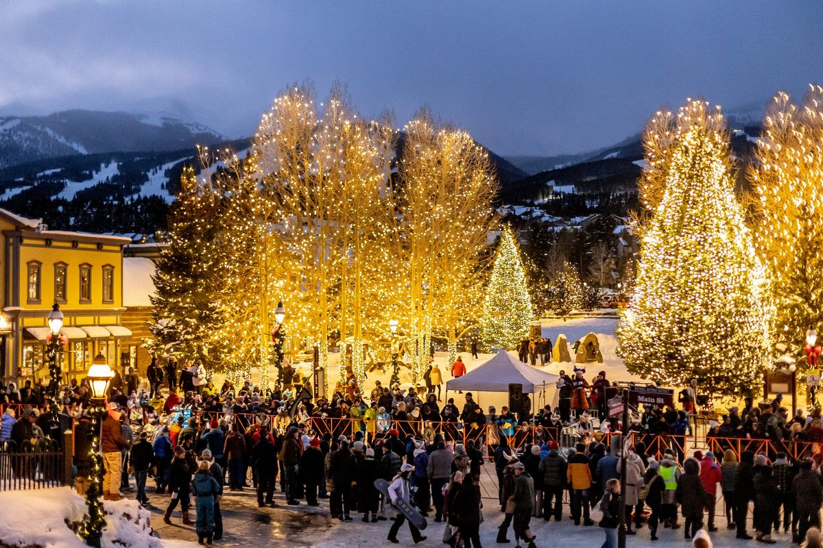 Lighting of Breckenridge & Race of the Santas